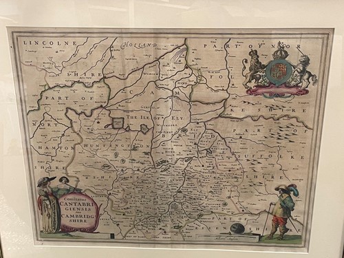 Lot 56 - Map of Cambridgeshire, 17th century