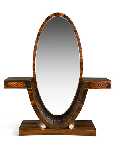 Lot 444 - Giorgio Collection, a contemporary macassar ebony dressing table