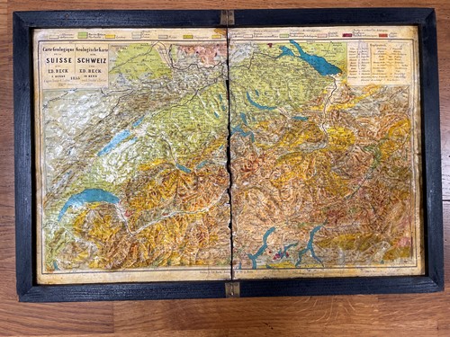 Lot 64 - Carte Geologique de la Suisse par Ed. Beck, Berne, 1855