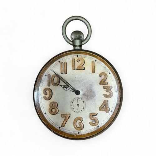 Lot 159 - Franz Morawetz Wien, an oversize pocket watch...