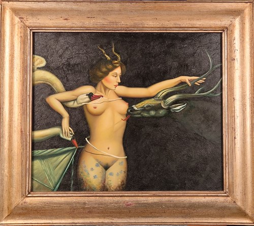 Lot 629 - In the manner of Michael Parkes (1944-)