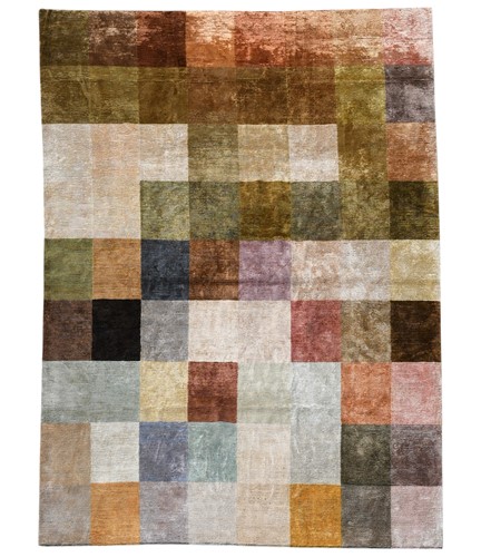 Lot 448 - A bespoke large-scale mercerised cotton carpet