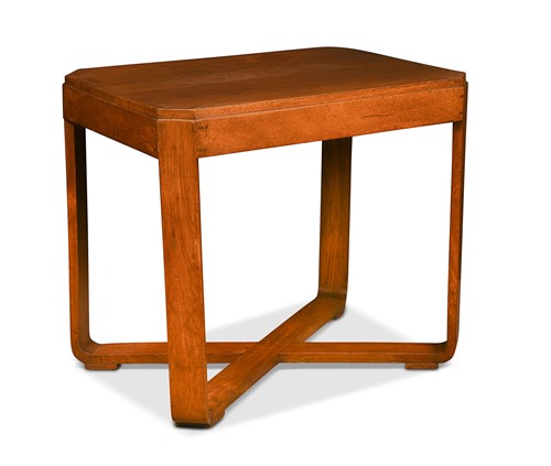 Lot 397 - An Art Deco chestnut occasional table, circa 1930