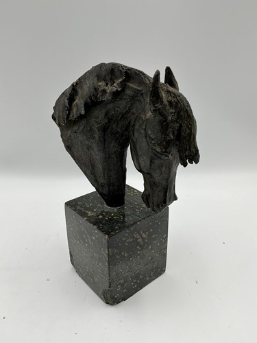 Lot 129 - 20th century bronze sculpture of an Arab horse'...