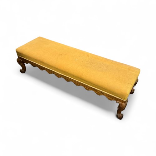 Lot 617 - A late 19th/ early 20th century walnut and...