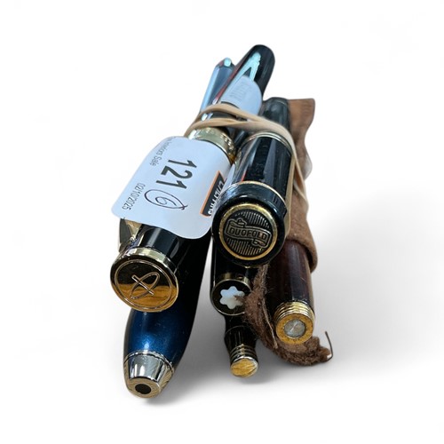 Lot 121 - Mont Blanc ballpoint pen, parker pens, Cross...