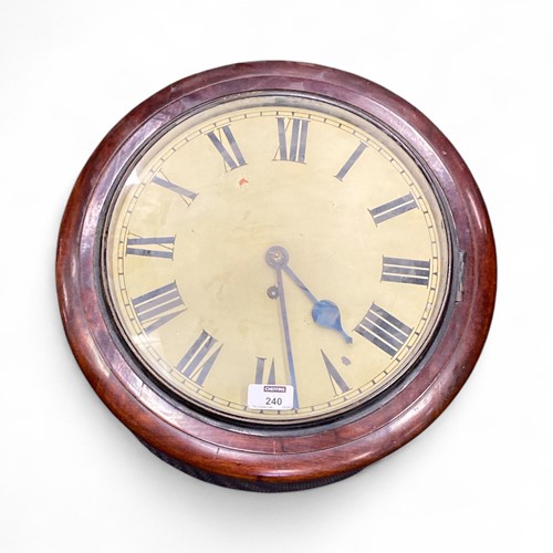 Lot 240 - Late 19th/early 20th century mahogany cased...