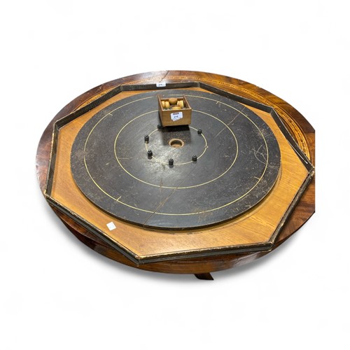 Lot 216 - An Edwardian 'shovette' table top game, with...