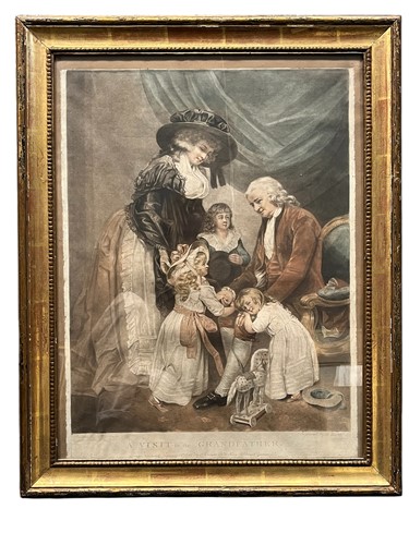 Lot 441 - Two late 18th century mezzotints After James...