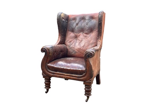 Lot 565 - An early Victorian faux rosewood lyre shaped...