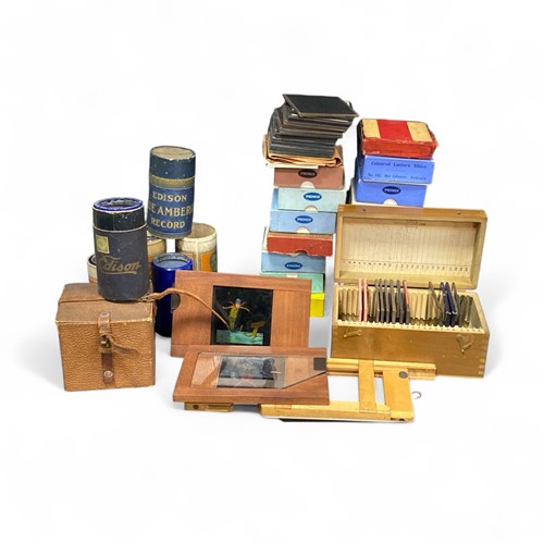Lot 212 - A collection of coloured lantern slides