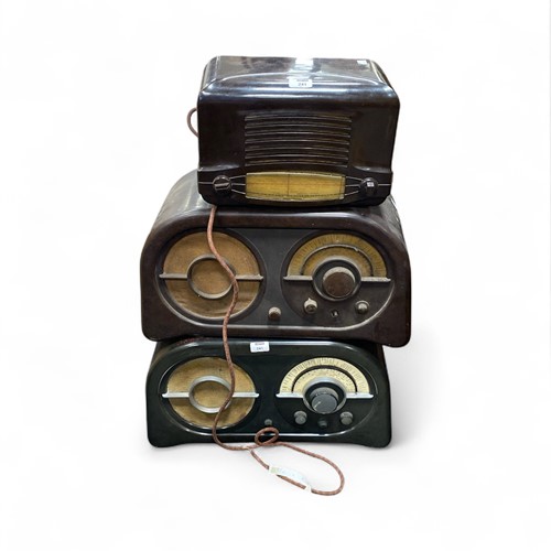 Lot 241 - Three Art Deco radios