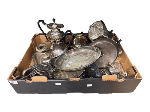 Lot 288 - A quantity of silver plated items; to include...