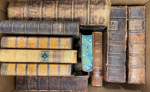 Lot 249 - Books, leather bound. Chauncy's Hertfordshire,...