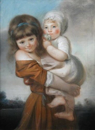Lot 554 - John Russell, RA (British, 1745-1806)