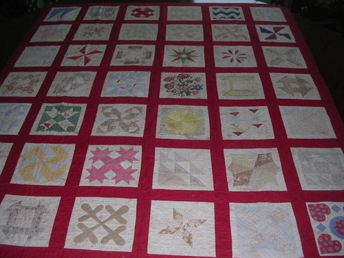 Lot 748 - Annie Chapman (nee Kirby), her 1890's American patchwork quilt