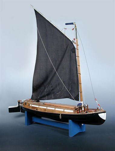 Lot 757 - 'Albion - Bungay, 1898, William Brighton', a scale model wherry