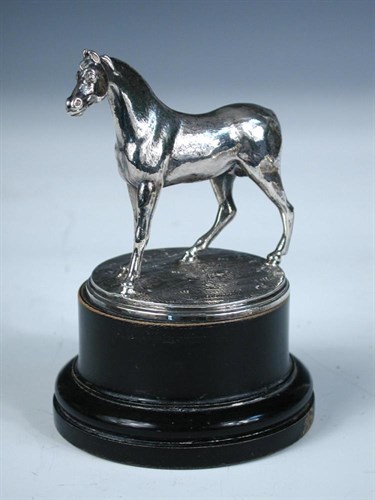 Lot 429 - An early 19th century silver model of a foal