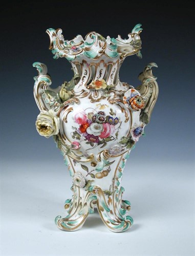 Lot 70 - An early 19th century Coalbrookdale vase