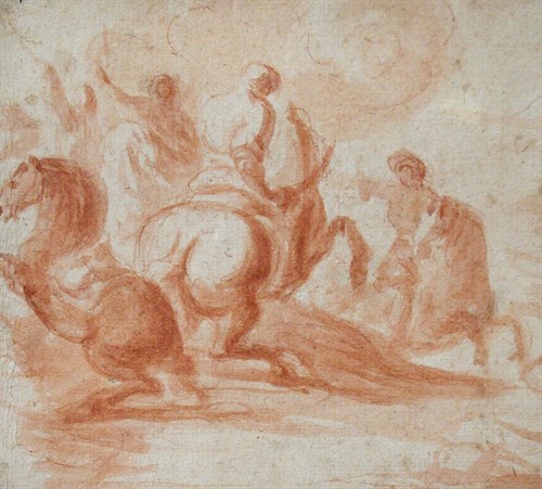 Lot 627 - Attributed to Aniello Falcone (Neapolitan, 1607-1656)