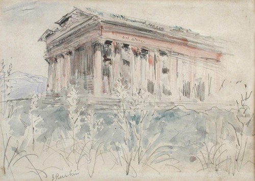 Lot 578 - John Ruskin, HRWS (British, 1819-1900)