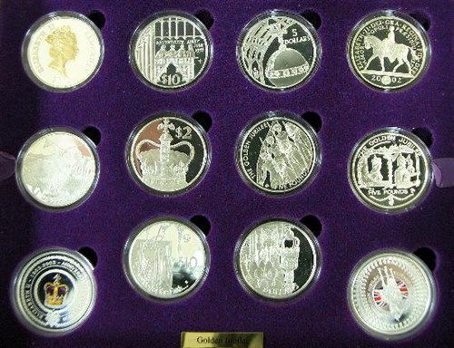 Lot 314 - A Queen Elizabeth II Golden Jubilee Collection of 24 silver proof coins