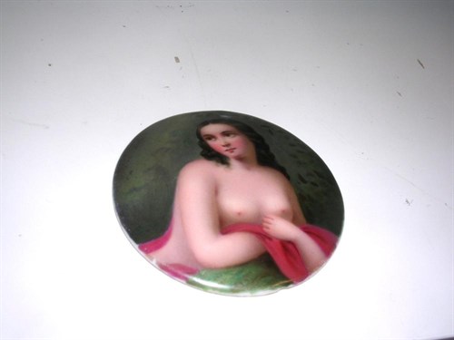 Lot 118 - A mid 19th century German porcelain plaque