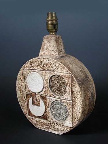 Lot 474 - A large Troika wheel lamp