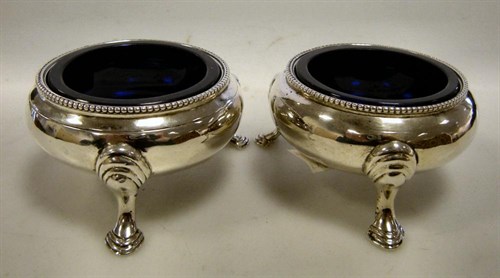 Lot 374 - A Pair of Victorian tub salts