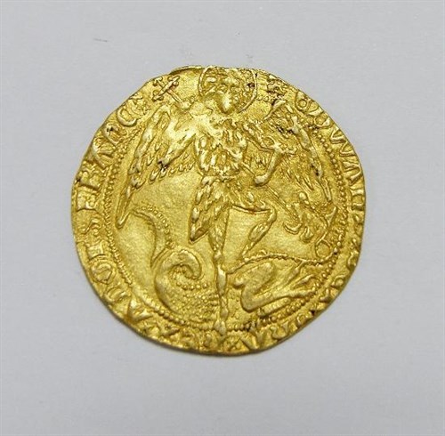 Lot 318 - Edward IV gold angel, second reign 1471-1483