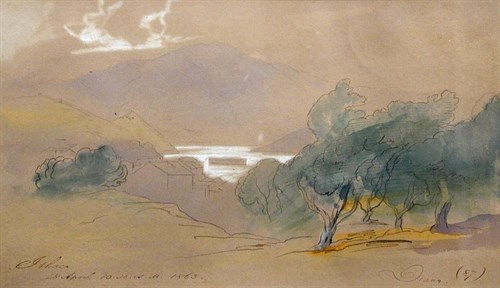 Lot 561 - Edward Lear (British, 1812-1888)