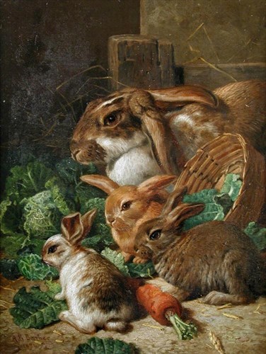 Lot 683 - Alfred Richardson Barber (British, fl.1873-1893)