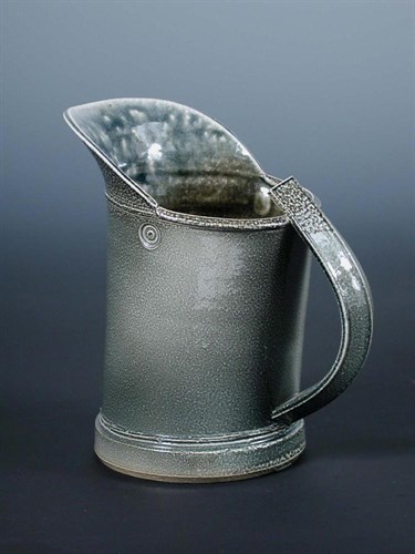 Lot 475 - A saltglaze stoneware jug by Walter Keeler