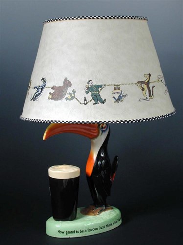 Lot 476 - A Carlton Ware Guinness toucan table lamp
