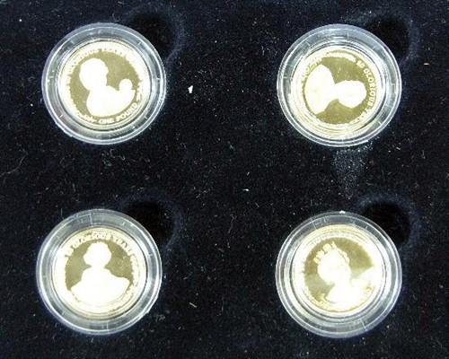 Lot 322 - Gibraltar - Queen Elizabeth II 80th Birthday portrait gold sovereign collection