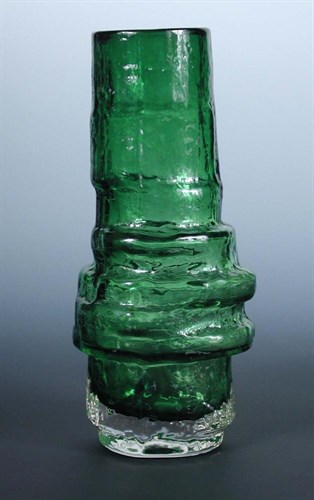Lot 489 - A rare Whitefriars textured hoop vase