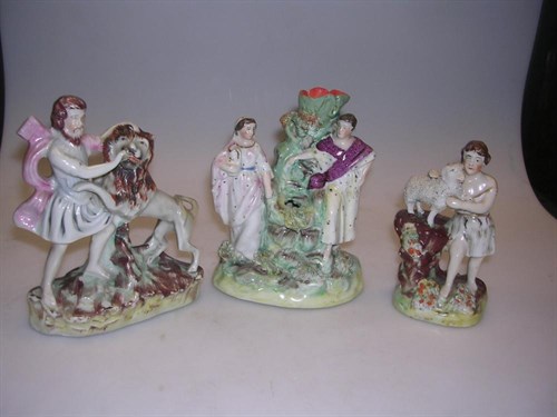 Lot 23 - Three Staffordshire groups