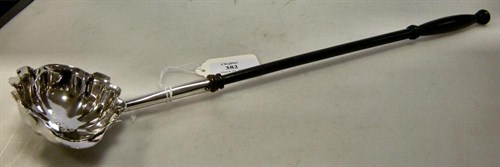 Lot 382 - A George III silver punch ladle