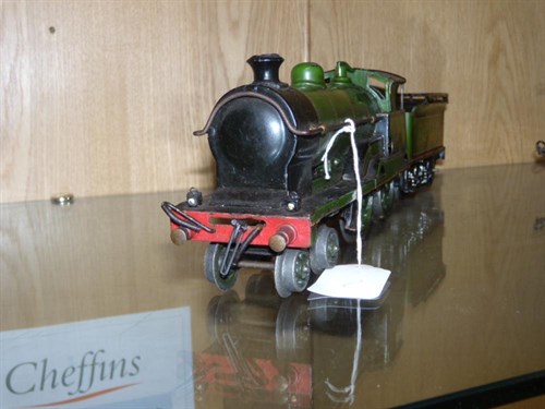 Lot 905 - Bing O gauge clockwork loco 4-4-0 LNER no.504...