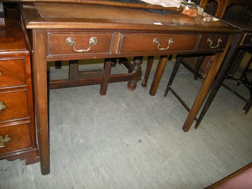 Lot 17 - A reproduction George III style mahogany...