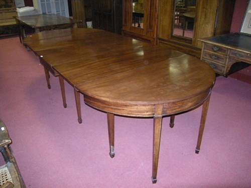 Lot 168 - A George III D-end table