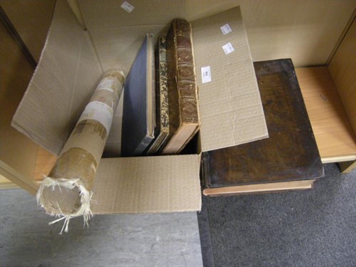 Lot 116 - Books, including Milton's works and an...