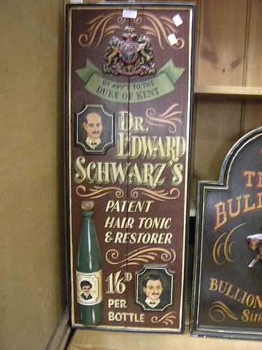 Lot 97 - Two signs, Bullion and Schwarz (2)