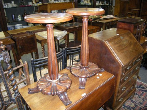 Lot 39 - A pair of William IV side tables
