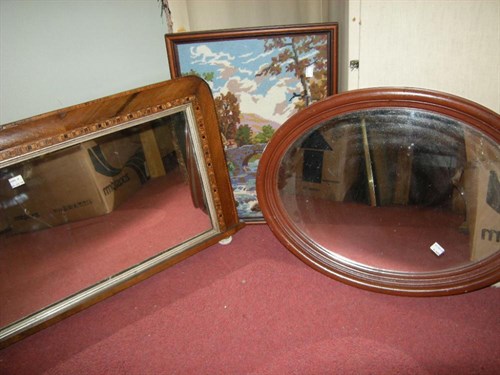 Lot 164 - Two mirrors and a Tapestry