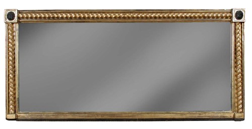 Lot 697 - A Regency gilt framed overmantle mirror, circa...