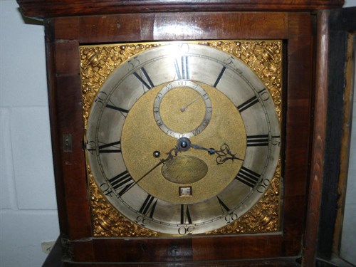 Lot 774 - Benjamin Gray and Justin Vulliamy, a George II figured walnut longcase clock