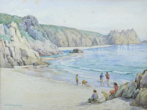 Lot 391 - J W Matthewman (British, fl.1870-1890)