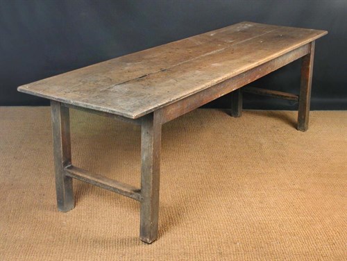 Lot 656 - An 18th century oak refectory table, circa 1780