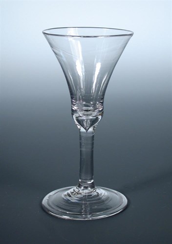 Lot 99 - An 18th century wine glass